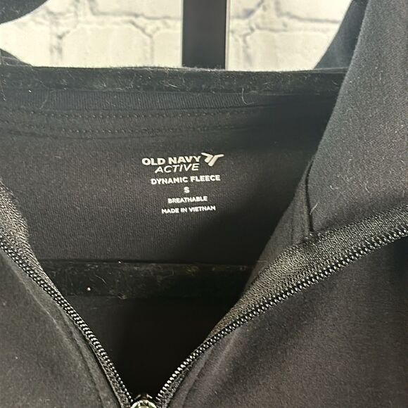 🖤 Old Navy Active Dynamic Fleece Zip-Up Hoodie Black Size S - Picture 2 of 3